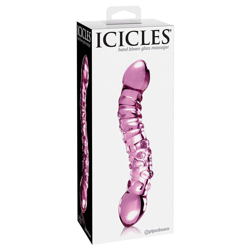ICICLES DOUBLE GLASS DILDO N55
