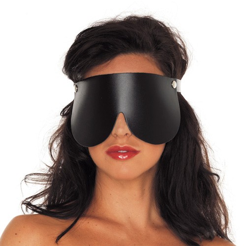 Blindfold in pelle