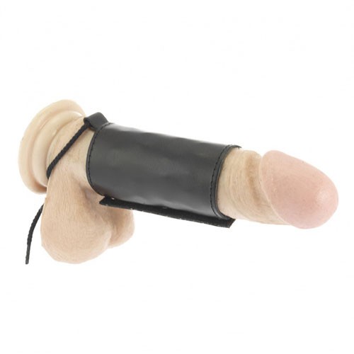 Cock Ring in pelle con Chiodi Dentro