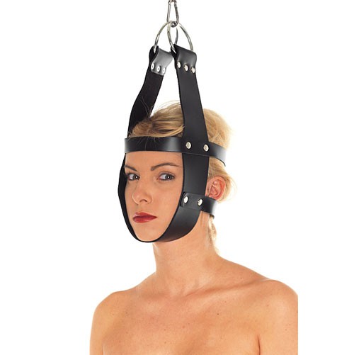 Maschera gancio in pelle