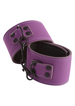 LUST BONDAGE ANKLE CUFFS PURPLE