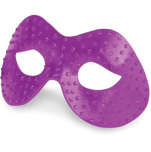 Ouch! OU023PUR Maschera Bondage con Diamanti, Viola