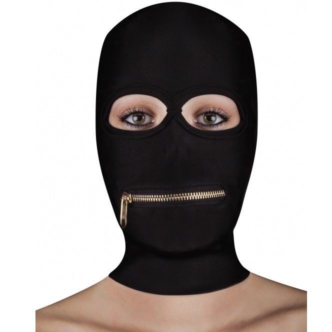 Ouch! Maschera Bondage con Chiusura Zip