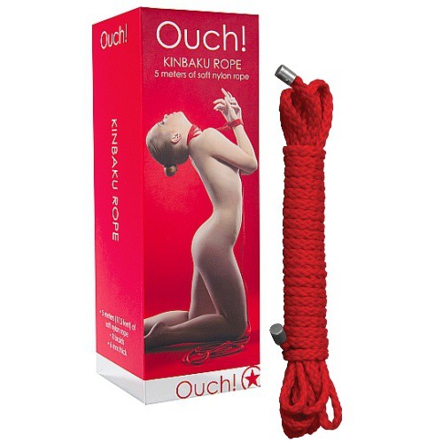 KINBAKU RESTRICTION ROPE 5 METERS RED