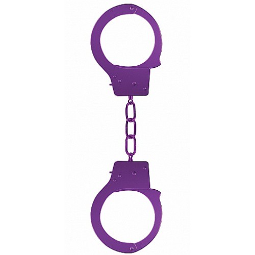 METAL BEGINNER'S HANDCUFFS PURPLE