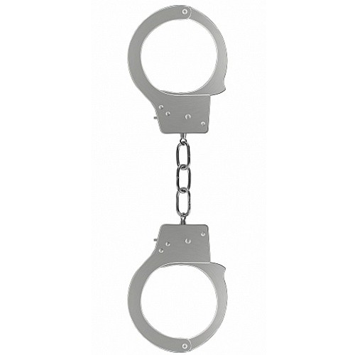 METAL BEGINNER'S HANDCUFFS SILVER