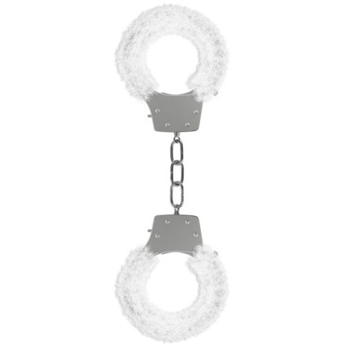 PLEASURE FURRY HANDCUFFS WHITE