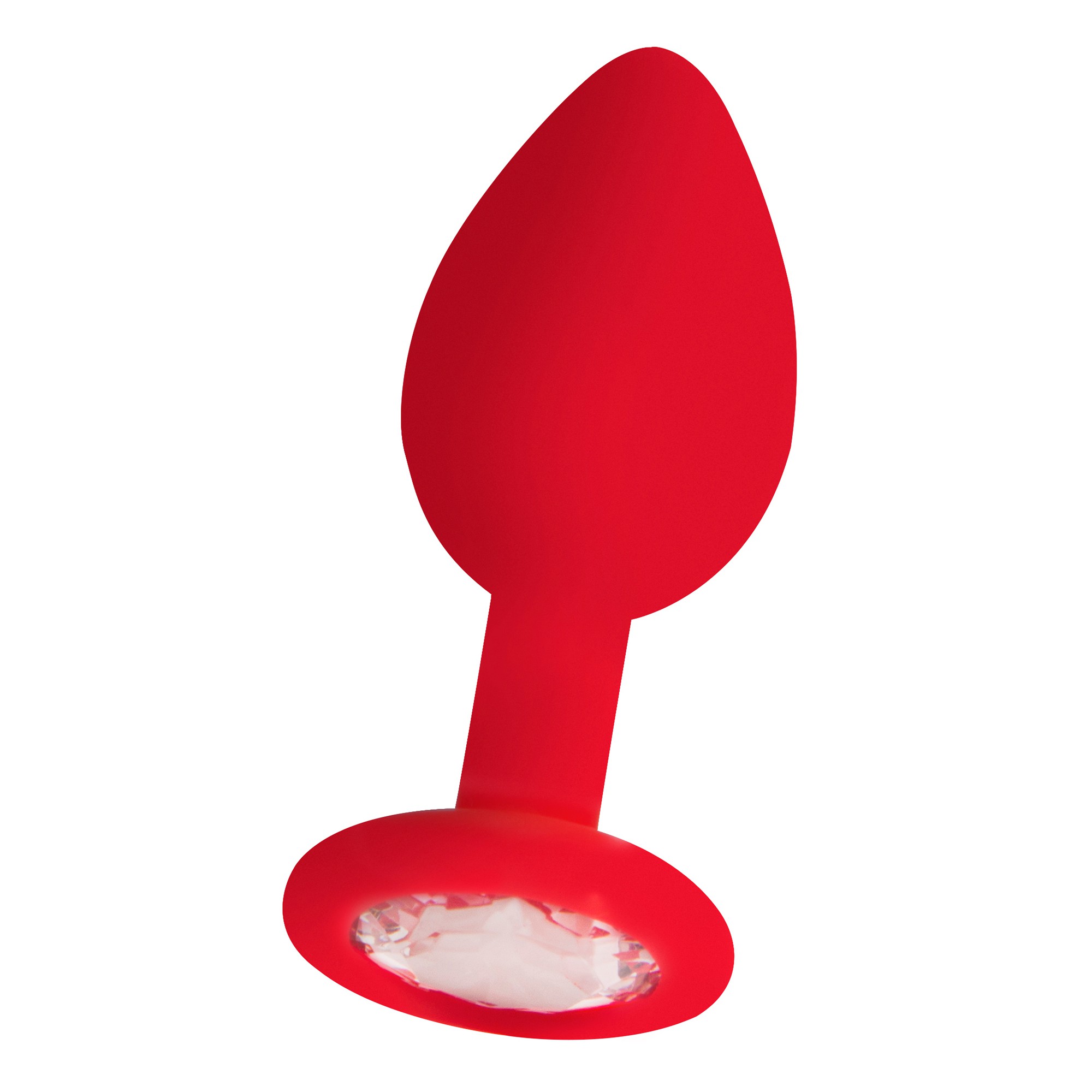 REGULAR DIAMOND BUTT PLUG RED