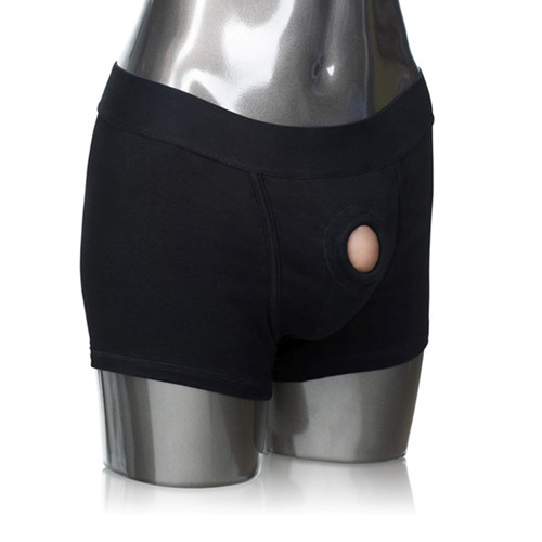 Packer Gear - Black Boxer Brief Harness 716770081407