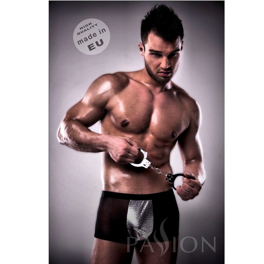 Boxer noir et argent 002 - S-M