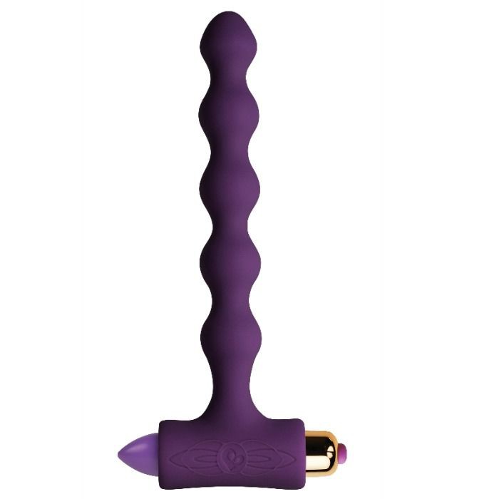 Rocks Off - Petite Sensations Pearls - Purple - 7 Speed Anal Beads / Plug