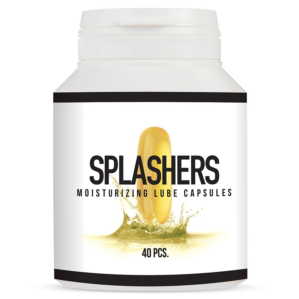 SPLASHERS MOISTURIZING LUBE CAPSULES 40 PIECES