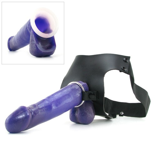 Purple Delight Hollow Strap-On 603912153736