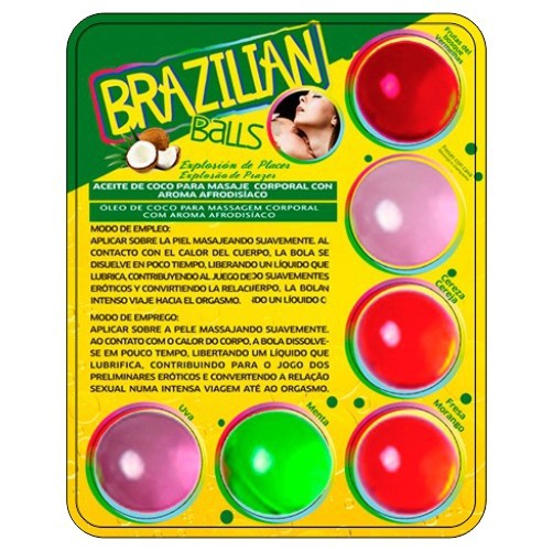 KISSABLE LUBRICANT BALLS MULTIFLAVOURED 6 x 4GR