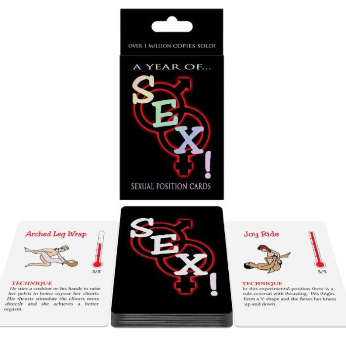 SEXUAL POSITION CARDS A YEAR OF...SEX! KHEPER GAMES 825156104255