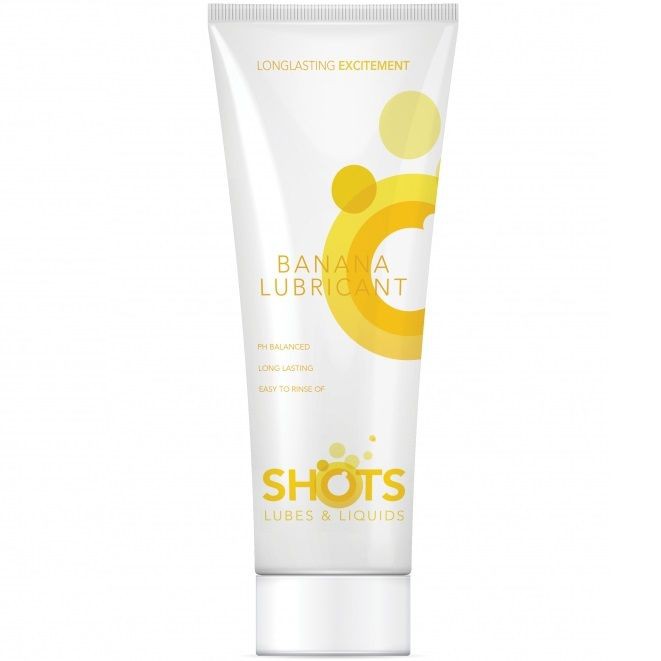 Shots Toys Lubrificante a Base Acquosa al Sapore di Banana, 100 ml