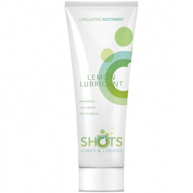 Shots Toys Lubrificante a Base Acquosa al Sapore di Limone, 100 ml