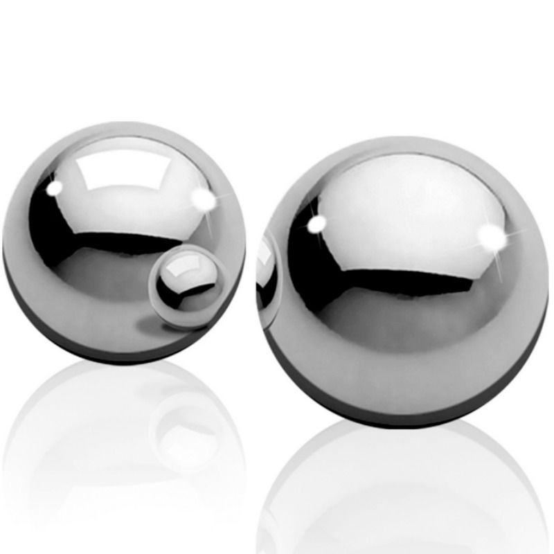 SHOTS TOYS - MEDIUM WEIGHT BEN-WA-BALLS  SILVER