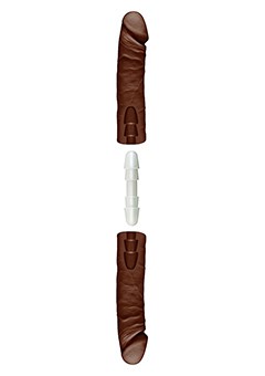 The D Fallo Doppio Realistico Double D 16, Chocolate - 1 Prodotto
