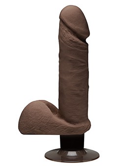 The D Vibratore Realistico Perfect D Vibrating 7, Chocolate - 1 Prodotto