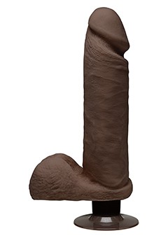 The D Vibratore Realistico Perfect D Vibrating 8, Chocolate - 1 Prodotto