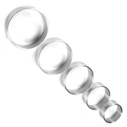 Sottile di metallo 1,35 pollici di diametro Cock Ring