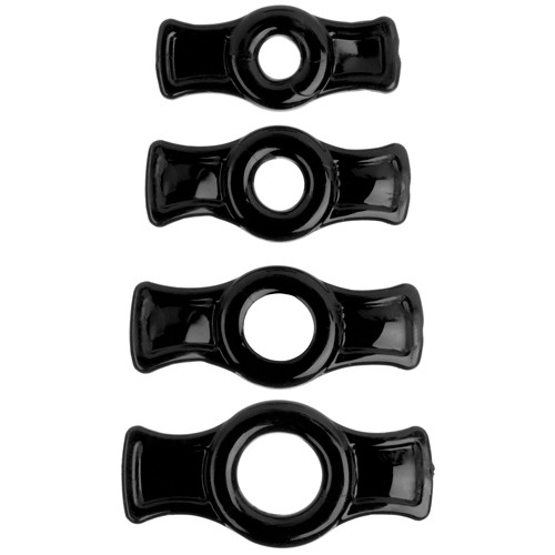 TitanMen Cock Ring Set - Black 782421016951