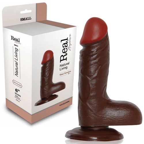 REAL RAPTURE WATER SENSATIONS REALISTIC DILDO 6'' BLACK
