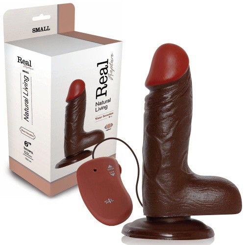 REAL RAPTURE WATER SENSATIONS REALISTIC VIBRATOR 6'' BLACK
