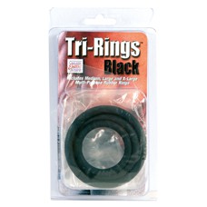 Sex Toys Rings TRI-RING BLACK Sexy Shop