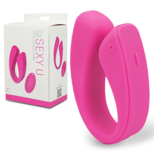 SEXY U RECHARGEABLE VIBRATOR PINK