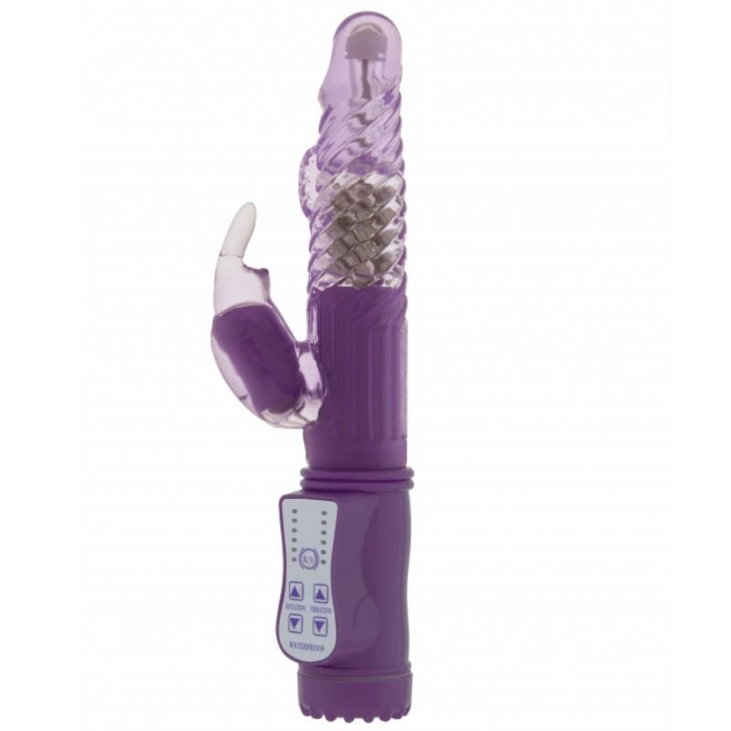 GC Vibratore Rabbit con Sfere Massaggianti e Stimolatore Clitoride, Viola - 1 Prodotto