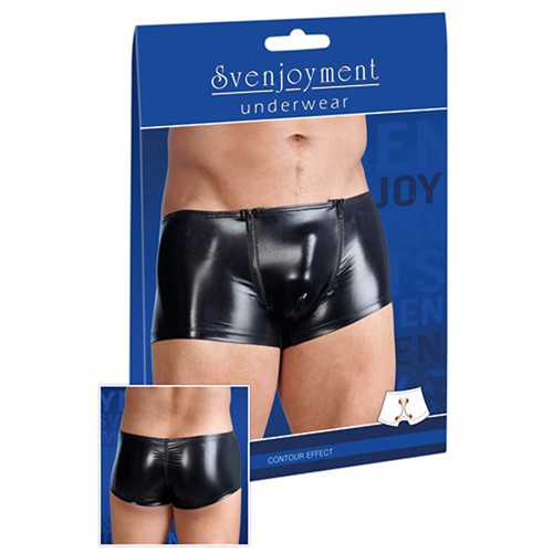 Wet look Men's Zippered Boxers 4024144308088