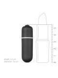 10 Speed Bullet Vibrator - Black 8718627528037 package