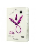 ADRIEN LASTIC 2X RECHARGEABLE DOUBLE VIBRATOR WITH MINI REMOTE PURPLE photo
