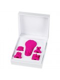 CARESS RECHARGEABLE CLITORIAL STIMULATOR ADRIEN LASTIC PINK photo