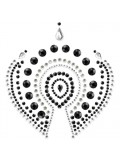 MIMI FLAMBOYANT BODY ORNAMENTS BIJOUX INDISCRETS BLACK AND GREY photo