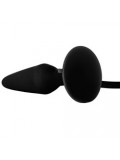 Black Booty Call Pumper Silicone Inflatable Small Anal Plug 716770083616 photo