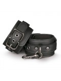 Black Leather Handcuffs 8718627528327