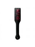 Black Leather Paddle - Bitch 8718627527450