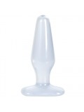 Butt Plug Clear Jelly Medium 0782421125509