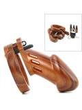 CB-6000 Chastity Cage - Wood - 35 mm 094922298539 toy