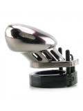 CB-6000S Chastity Cage - Chrome - 35 mm 094922395788 photo