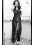 BABYDOLL AND STRING CR-3275 BLACK photo