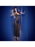 BABYDOLL AND THONG CR-4115 BLACK toy