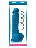 COLOURS PLEASURE DILDO 8INCH BLUE 0657447093852 toy
