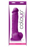 COLOURS PLEASURE DILDO 8INCH PURPLE 0657447093845 toy