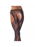 Crotchless Black Fishnet Lace Detail Tights 8718924222027 toy