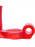 Double Penetrator Red Vibrating Cock Ring And Dildo 782631213010 review