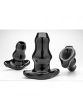 Double Tunnel Plug - Black 852184004493 toy